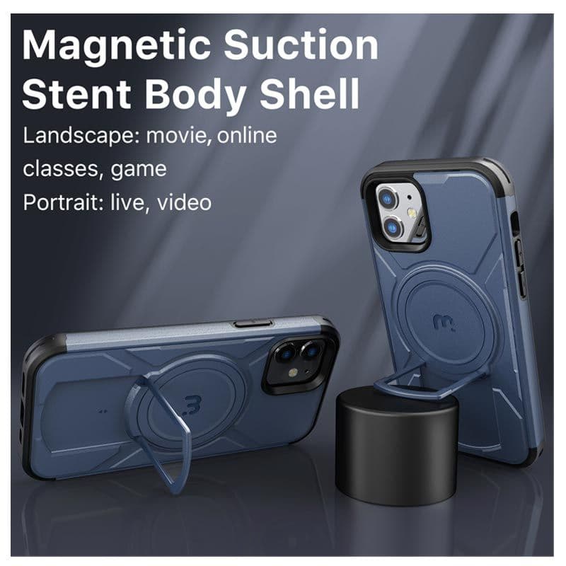 MyBat Pro - Stealth Series Case for iPhone 12 / 12 Pro (Blue / Black)