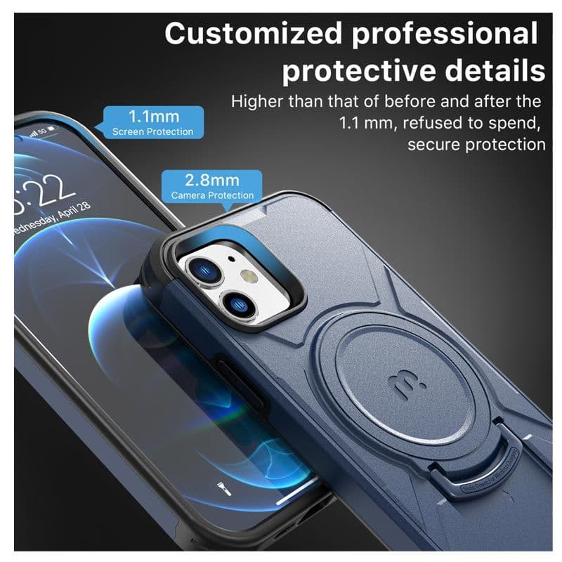 MyBat Pro - Stealth Series Case for iPhone 12 / 12 Pro (Blue / Black)