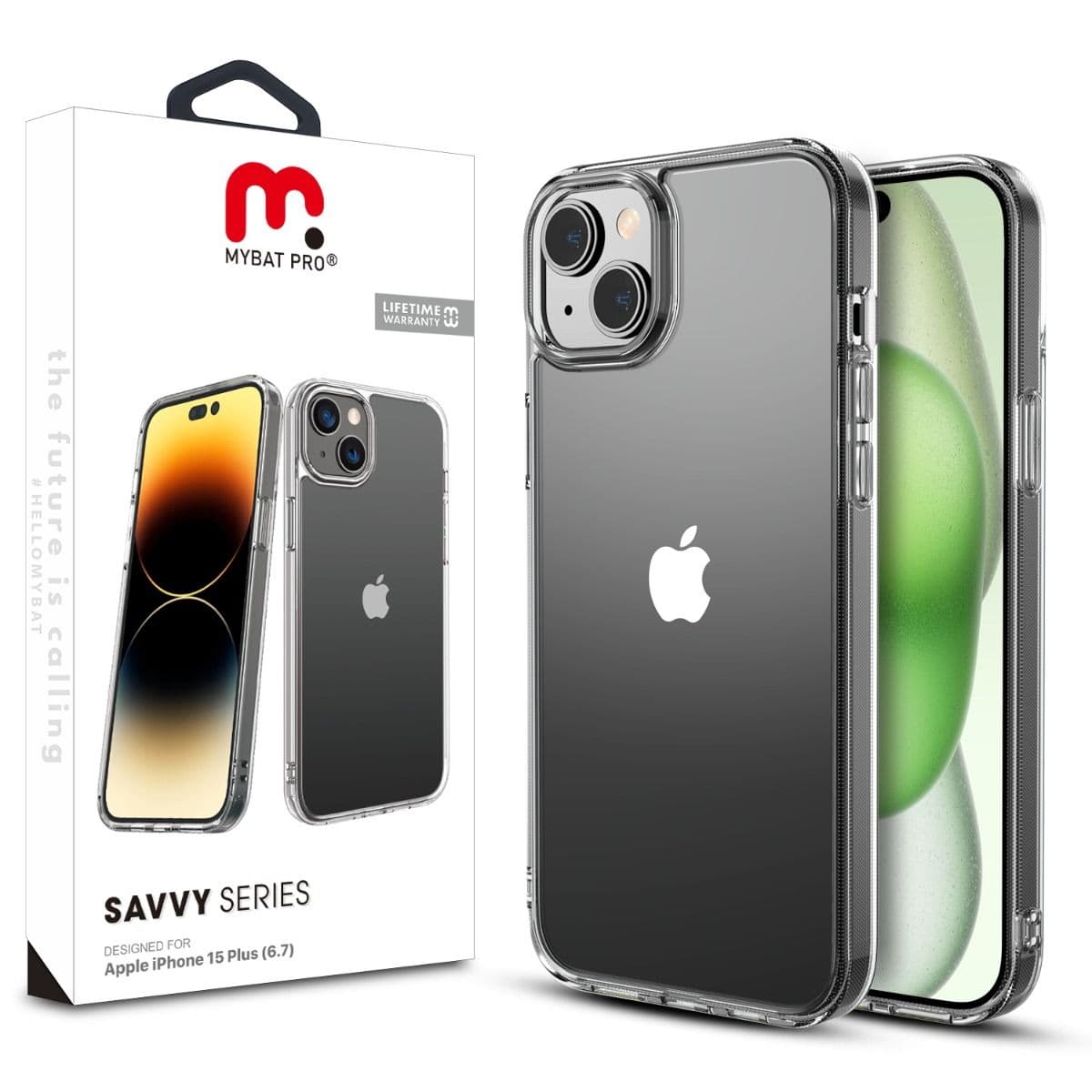 MyBat Pro - Mood Series MagSafe Case for Apple iPhone 15 Plus (Transparent Clear)