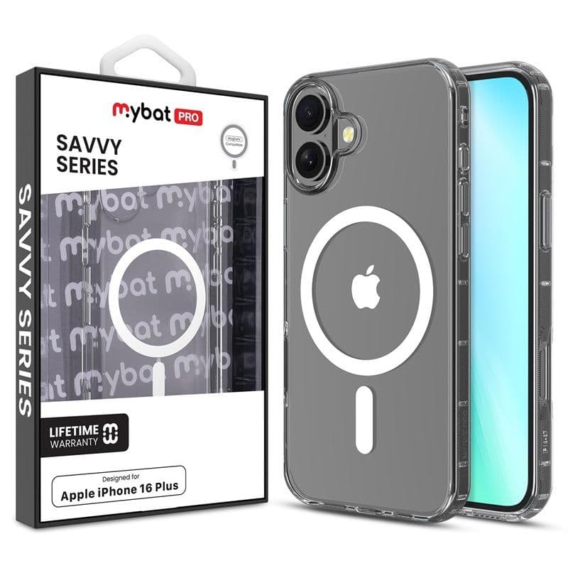 MyBat Pro - Savvy Series MagSafe Case for iPhone 16 Plus (Clear)