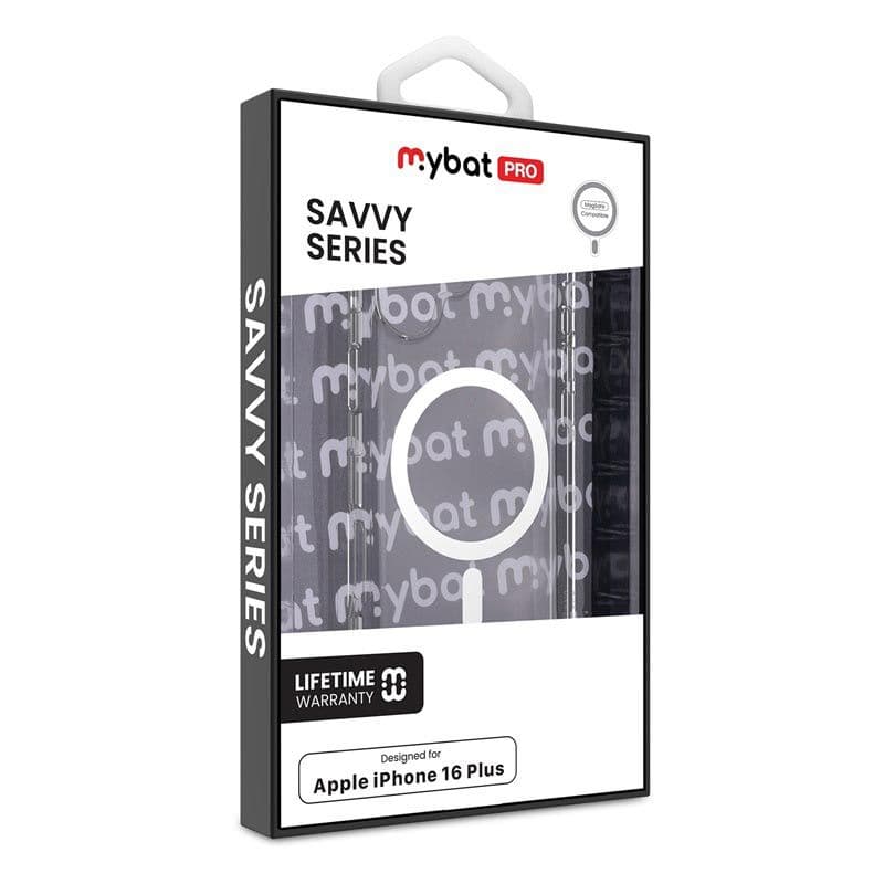 MyBat Pro - Savvy Series MagSafe Case for iPhone 16 Plus (Clear)