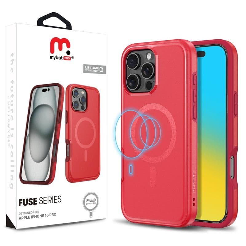 MyBat Pro - Fuse Series w/ MagSafe Case for iPhone 16 Pro (Red)