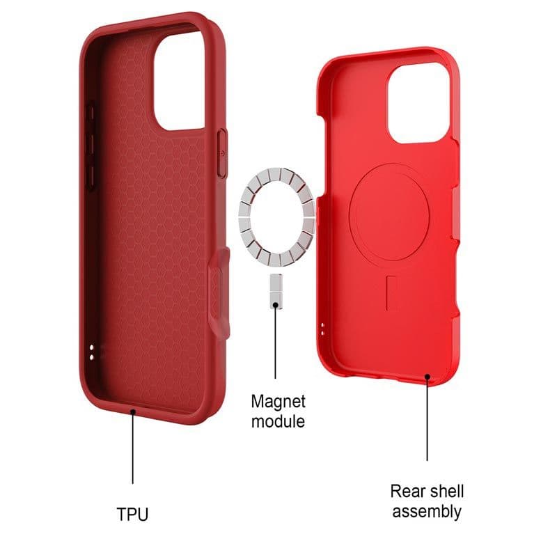 MyBat Pro - Fuse Series w/ MagSafe Case for iPhone 16 Pro (Red)