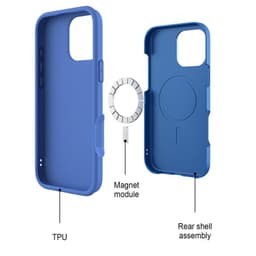 MyBat Pro - Fuse Series w/ MagSafe Case for iPhone 16 Pro Max (Blue)