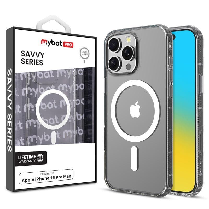 MyBat Pro - Savvy Series MagSafe Case for iPhone 16 Pro Max (Clear)