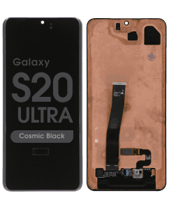 Refurbished - OLED Screen and Digitizer Assembly for Samsung Galaxy S20 Ultra (G988) (No Frame) (Cosmic Black)