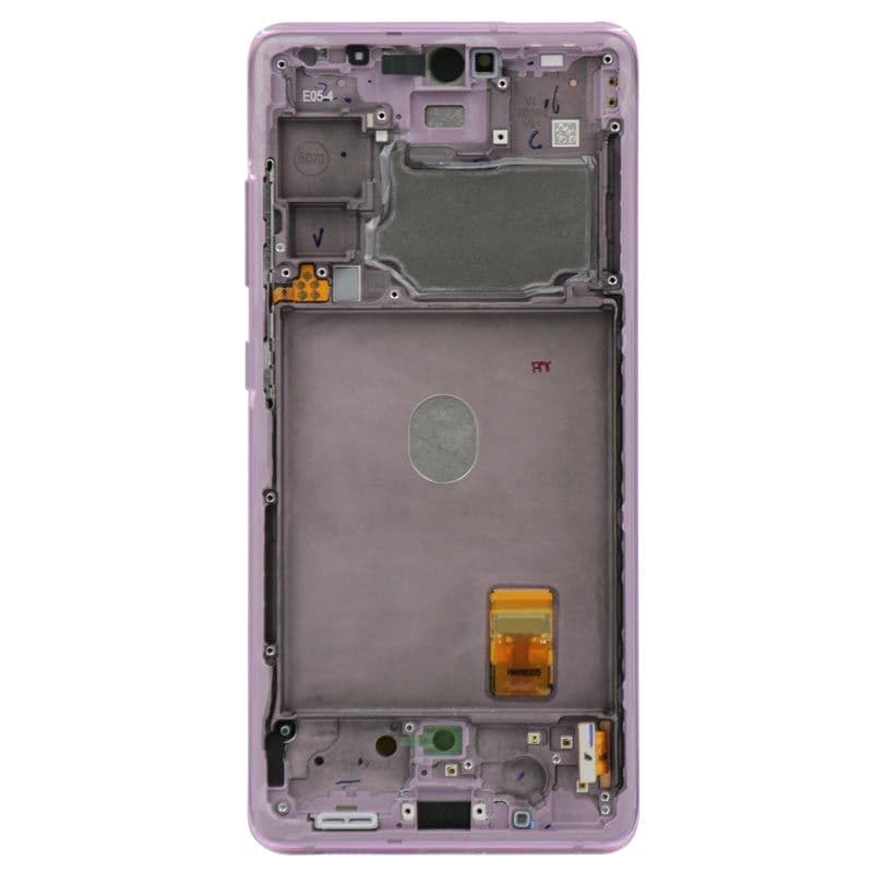 Service Pack - OLED Screen and Digitizer Assembly w/ Frame for Samsung Galaxy S20 FE 5G (G780 / G781) (Cloud Lavender)