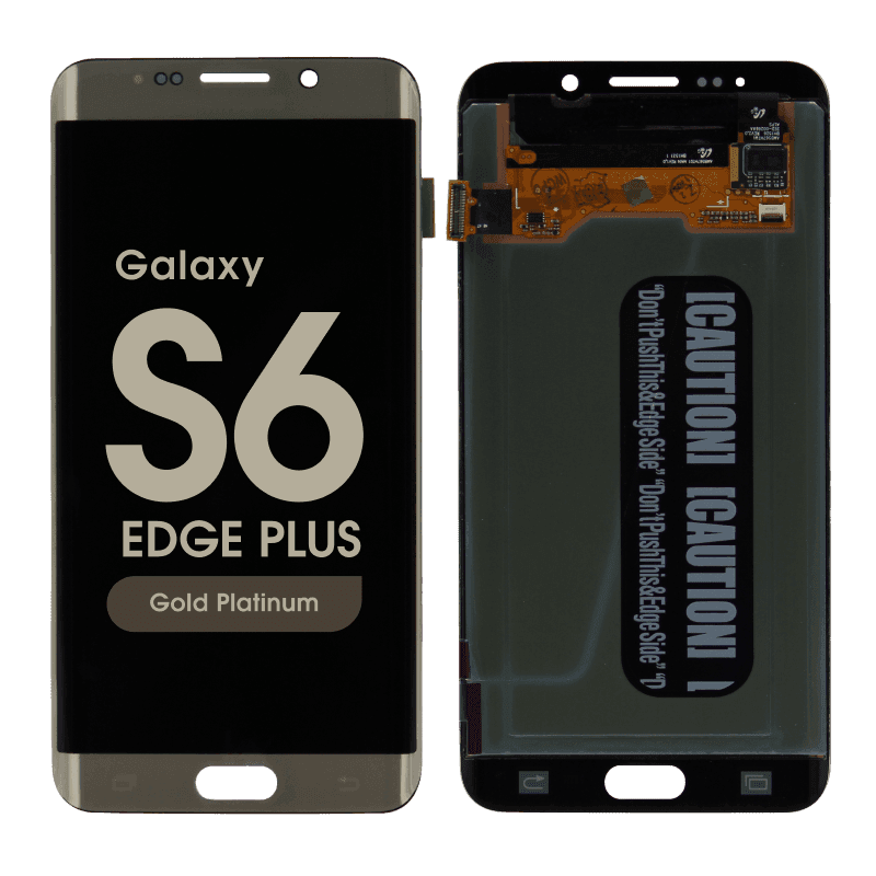 Refurbished - OLED Screen and Digitizer Assembly for Samsung Galaxy S6 Edge Plus (G928) (No Frame) (Gold Platinum)