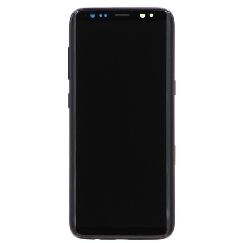 Refurbished - OLED Screen and Digitizer Assembly w/ Frame for Samsung Galaxy S8 (G950) (Midnight Black)