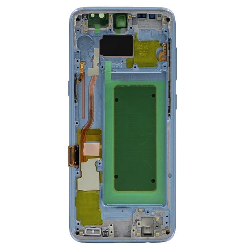 Refurbished - OLED Screen and Digitizer Assembly w/ Frame for Samsung Galaxy S8 (G950) (Coral Blue)