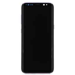 Service Pack - OLED Screen and Digitizer Assembly w/ Frame for Samsung Galaxy S8 (G950) (Orchid Gray)