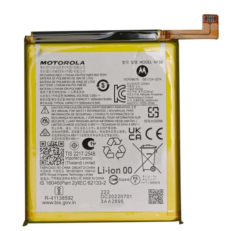 Genuine - Battery for Motorola Moto Edge (XT2205/ 2022) (NF50)