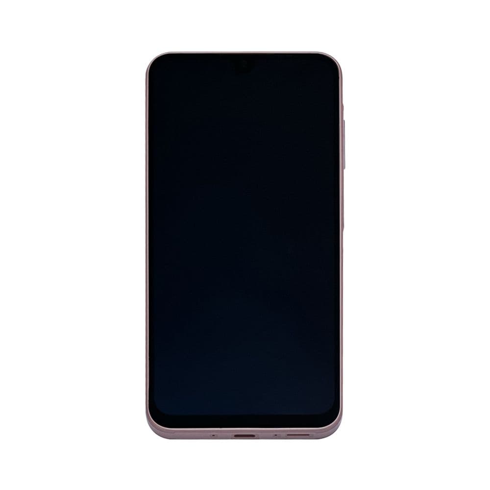 Refurbished - OLED Screen and Digitizer Assembly w/ Frame for Samsung Galaxy A26 5G (A266 / 2025) (Peach Pink) 