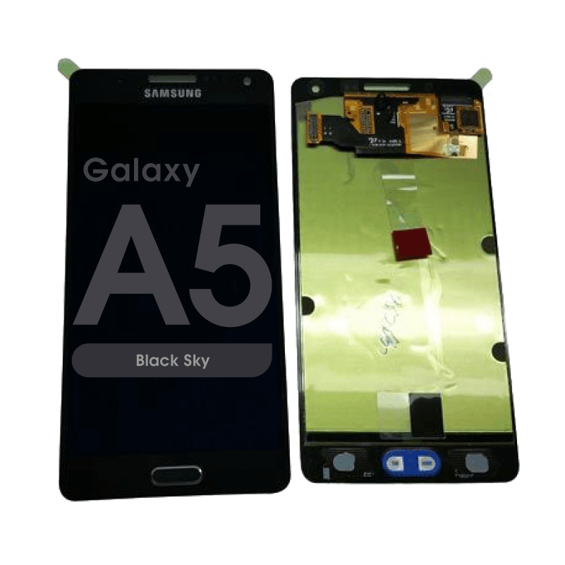 LCD Screen and Digitizer Assembly w/ Home Button Flex for Samsung Galaxy A5 (A500) (No Frame) (Black Sky)