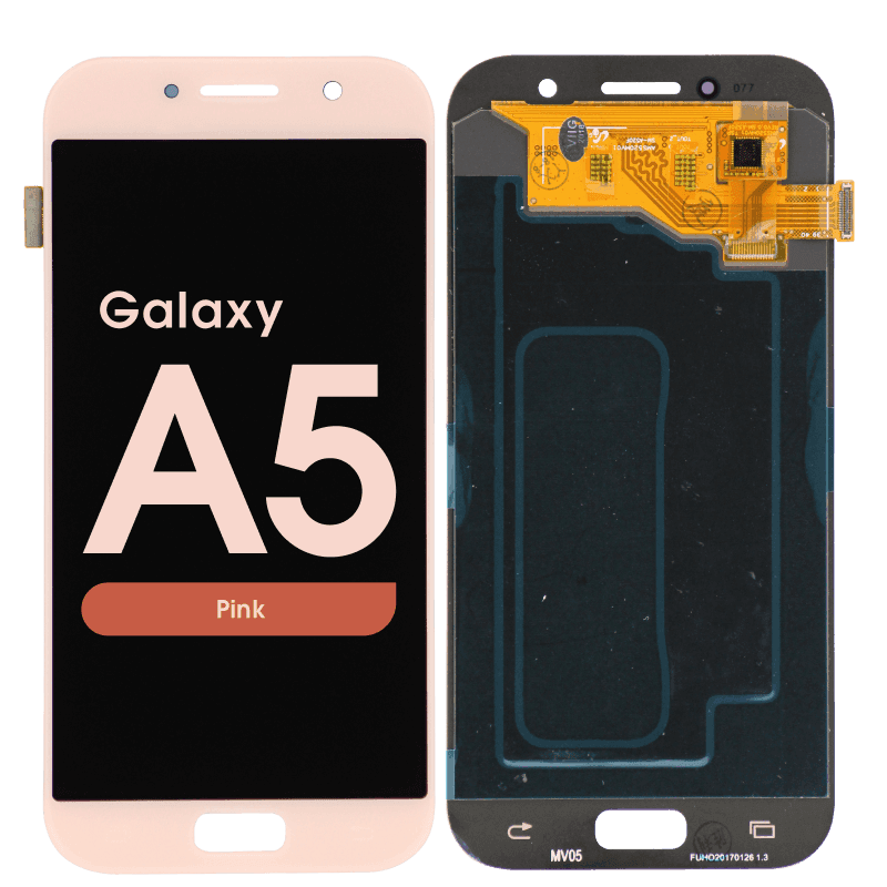 LCD Screen and Digitizer Assembly for Samsung Galaxy A5 (A520) (No Frame) (Pink)