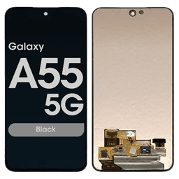 Refurbished - OLED Screen and Digitizer Assembly for Samsung Galaxy A55 5G (A556 / 2024) (No Frame) (Black)