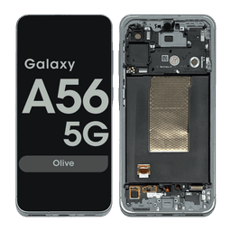 LCD Screen and Digitizer Assembly w/Frame for Samsung Galaxy A56 5G (A566 / 2025) (Olive)