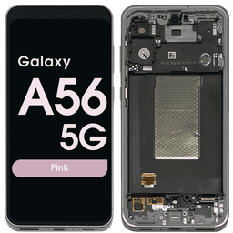 Refurbished - LCD Screen and Digitizer Assembly w/ Frame for Samsung Galaxy A56 5G (A566 / 2025) (Pink)