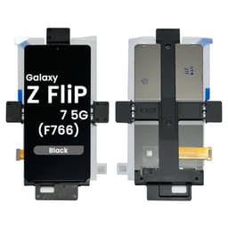 Refurbished - Inner OLED Screen and Digitizer Assembly for Samsung Galaxy Z Flip 7 5G (F766) (No Frame) (Black)