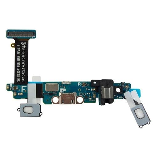 Micro USB Charging Dock Port Flex / Headphone Jack Cable for Samsung Galaxy S6 (G920F) (International Version)