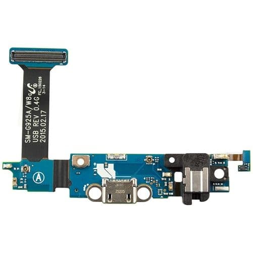 Micro USB Charging Dock Port Flex / Headphone Jack Cable for Samsung Galaxy S6 Edge (G925A) (US AT&T Version)