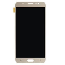 LCD Screen and Digitizer Assembly for Samsung Galaxy J7 (J710) (No Frame) (Gold)