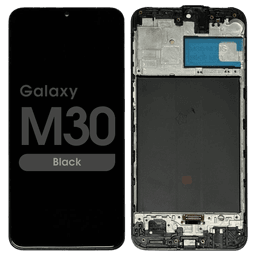 Aftermarket - Soft OLED Assembly w/ Frame for Samsung Galaxy M30 (M305 / 2019) (Black)