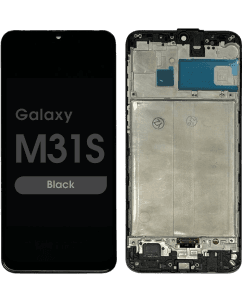 Refurbished - OLED Assembly w/ Frame for Samsung Galaxy M31S (M317 / 2020) (Black)