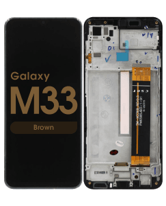 Refurbished - OLED Screen and Digitizer Assembly w/ Frame for Samsung Galaxy M33 (M336) (Brown)