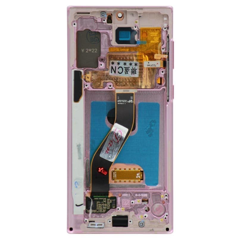 Refurbished - OLED Screen and Digitizer Assembly w/ Frame for Samsung Galaxy Note 10 (N970) (Aura Pink)
