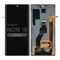 Refurbished - OLED Screen and Digitizer Assembly for Samsung Galaxy Note 10 (N970) (No Frame) (Aura Black)