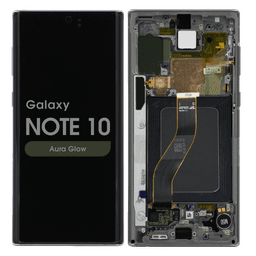 Service Pack - OLED Screen and Digitizer Assembly w/ Frame for Samsung Galaxy Note 10 (N970) (Aura Glow)