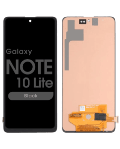 Aftermarket - Soft OLED Screen and Digitizer Assembly for Samsung Galaxy Note 10 Lite (N770) (Without Stylus Flex) (No Frame) (Black)