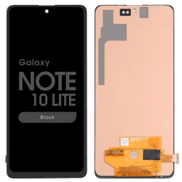 Aftermarket - Soft OLED Screen and Digitizer Assembly for Samsung Galaxy Note 10 Lite (N770) (Without Stylus Flex) (No Frame) (Black)