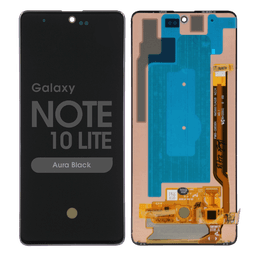Refurbished - OLED Screen and Digitizer Assembly for Samsung Galaxy Note 10 Lite (N770) (No Frame) (Aura Black)