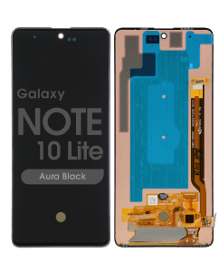 Refurbished - OLED Screen and Digitizer Assembly for Samsung Galaxy Note 10 Lite (N770) (No Frame) (Aura Black)