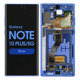 Aftermarket - Soft OLED Screen and Digitizer Assembly w/ Frame for Samsung Galaxy Note 10 Plus / 5G (N975 / N976) (Blue)