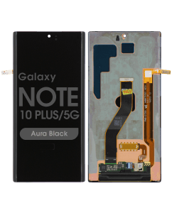 Refurbished - OLED Screen and Digitizer Assembly for Samsung Galaxy Note 10 Plus / 5G (N975 / N976) (No Frame) (Aura Black)