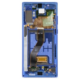 Refurbished - OLED Screen and Digitizer Assembly w/ Frame for Samsung Note 10 Plus / 5G (N975 / N976) (Aura Blue)