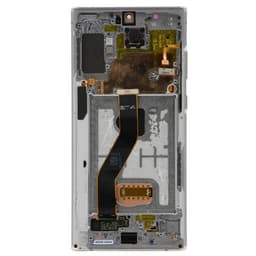 Refurbished - OLED Screen and Digitizer Assembly w/ Frame for Samsung Note 10 Plus / 5G (N975 / N976) (Aura White)