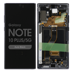 Service Pack - OLED Screen and Digitizer Assembly w/ Frame for Samsung Note 10 Plus / 5G (N975 / N976) (Aura Black)