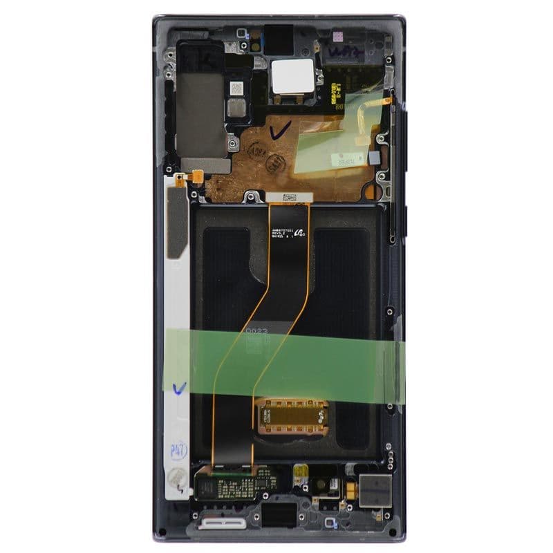 Service Pack - OLED Screen and Digitizer Assembly w/ Frame for Samsung Note 10 Plus / 5G (N975 / N976) (Aura Black)
