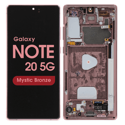 Refurbished - OLED Screen and Digitizer Assembly w/ Frame for Samsung Galaxy Note 20 5G  (N980) (All Carriers except Verizon 5G UW) (Mystic Bronze)