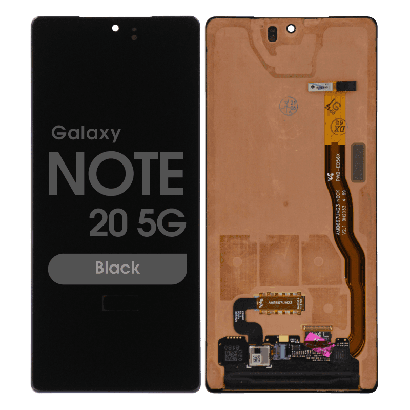Refurbished - OLED Screen and Digitizer Assembly for Samsung Galaxy Note 20 5G (N980) (No Frame) (Black)