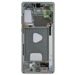 Service Pack - OLED Screen and Digitizer Assembly w/ Frame for Samsung Note 20 (N980) (Mystic Green)