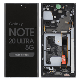 Refurbished - OLED Screen and Digitizer Assembly w/ Frame for Samsung Galaxy Note 20 Ultra 5G (N985 / N986) (Mystic Black)