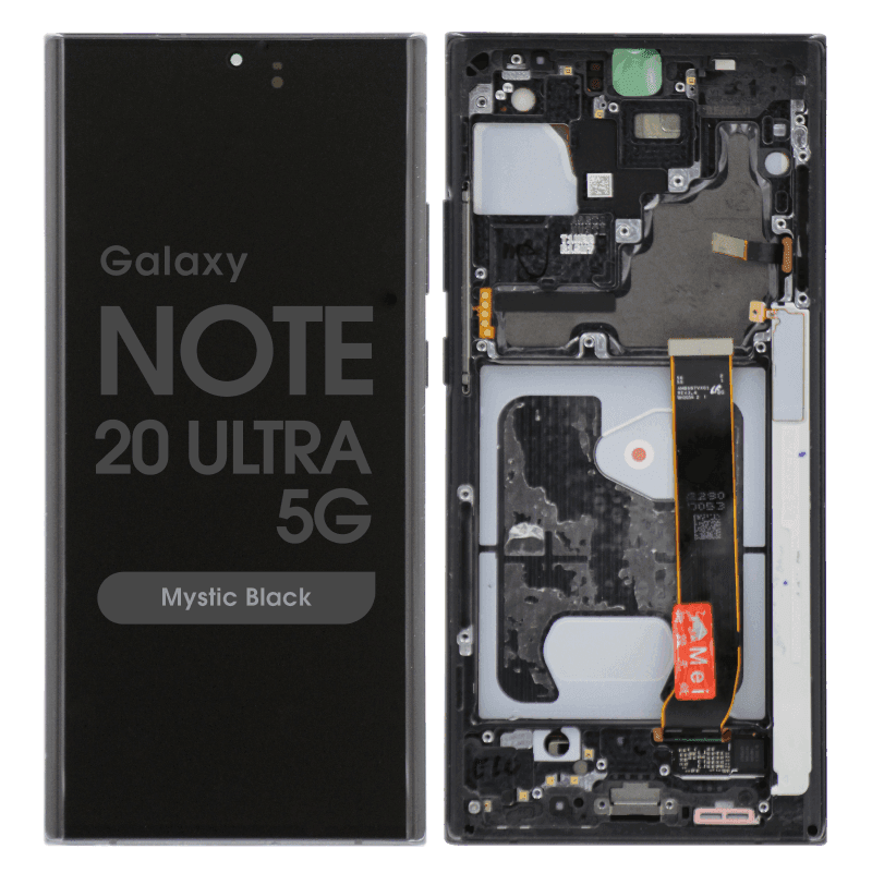 Refurbished - OLED Screen and Digitizer Assembly w/ Frame for Samsung Galaxy Note 20 Ultra 5G (N985 / N986) (Mystic Black)