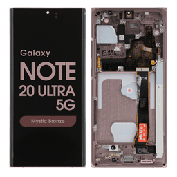 Refurbished - OLED Screen and Digitizer Assembly w/ Frame for Samsung Galaxy Note 20 Ultra 5G (N985 / N986) (Mystic Bronze)