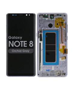Aftermarket - OLED Screen and Digitizer Assembly w/ Frame for Samsung Galaxy Note 8 (N950) (Orchid Gray)