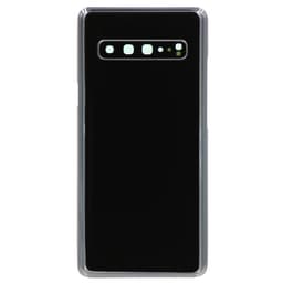 Back Cover w/ Adhesive / Camera Lens for Samsung Galaxy S10 5G (G977) (No Logo) (Prism Black)